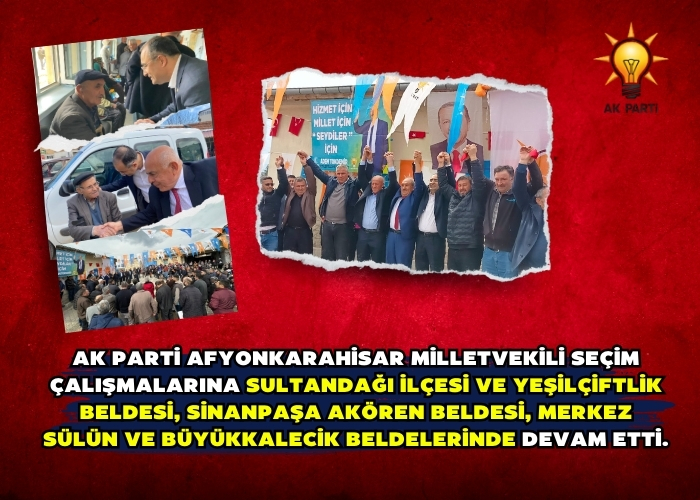 AK Parti Afyonkarahisar Milletvekili Dr. Hasan Arslan Başmakçı ve İscehisar ilçelerinde ziyaretlerde bulundu. 