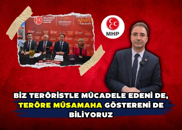 Biz teröristle mücadele edeni de, teröre müsamaha göstereni de biliyoruz