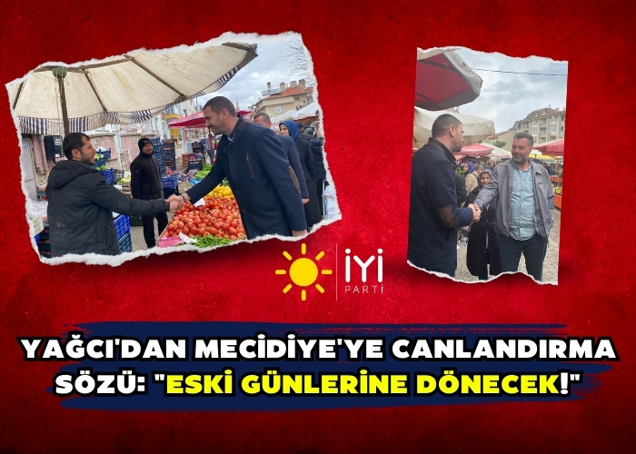 Yağcı'dan Mecidiye'ye Canlandırma Sözü: 