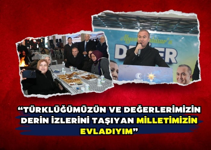 “Türklüğümüzün ve değerlerimizin derin izlerini taşıyan milletimizin evladıyım”