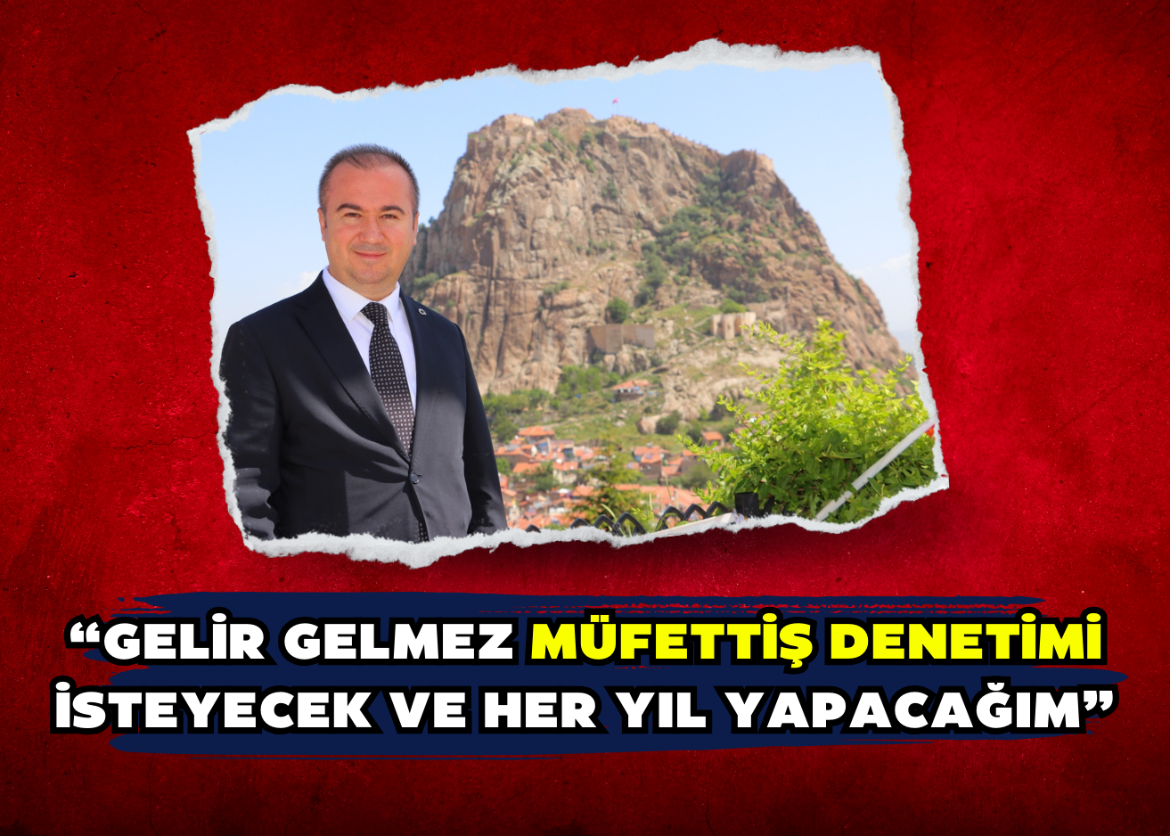 “Gelir gelmez müfettiş denetimi isteyecek ve her yıl yapacağım”