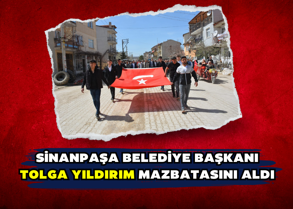 Sinanpaşa Belediye Başkanı Tolga Yıldırım Mazbatasını Aldı