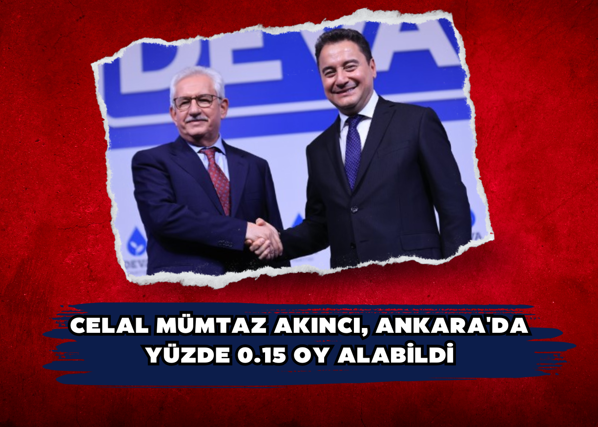 Celal Mümtaz Akıncı, Ankara'da Yüzde 0.15 oy alabildi