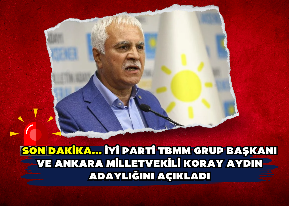 Koray Aydın adaylığını açıkladı