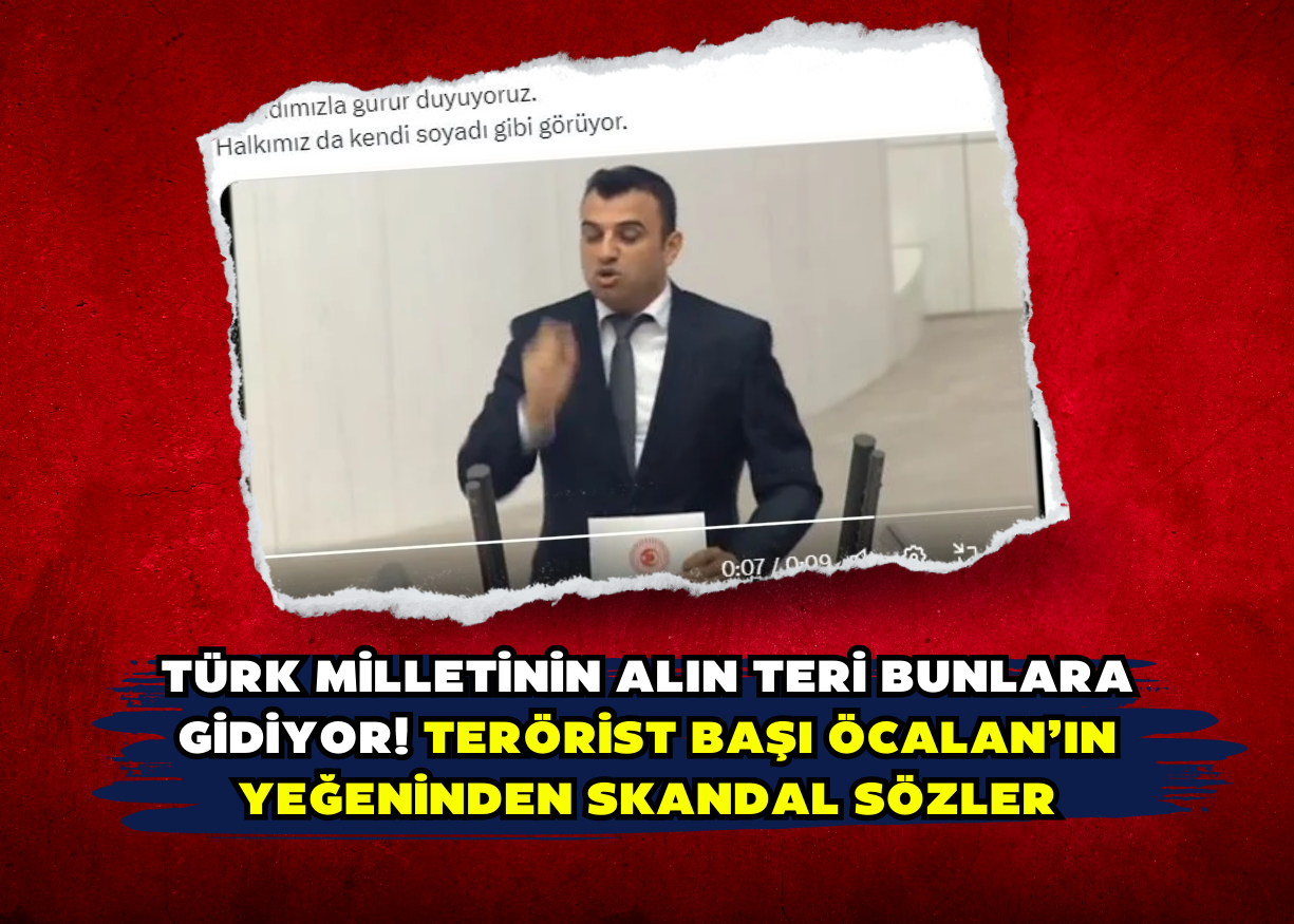 Türk milletinin alın teri bunlara gidiyor! Terörist başı Öcalan’ın yeğeninden skandal sözler