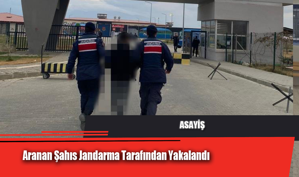 Aranan Şahıs Jandarma Tarafından Yakalandı