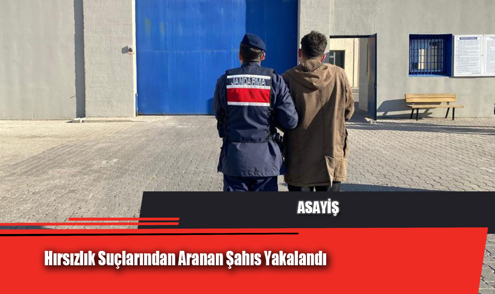 Hırsızlık Suçlarından Aranan Şahıs Yakalandı