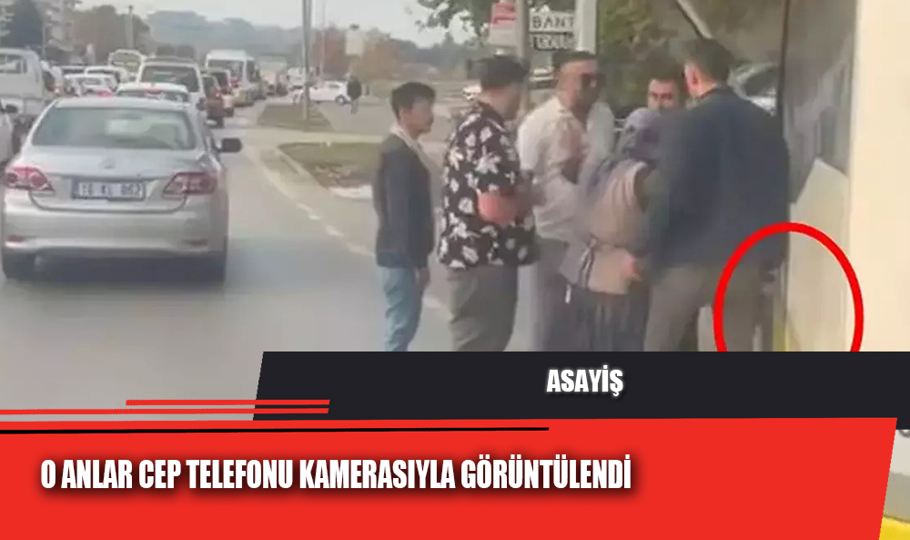 Trafikte Bıçaklı Tehdit Anları Kamerada